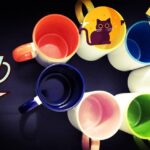 tazas de colores